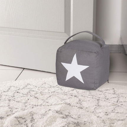 Door stop with star motif set of 2
