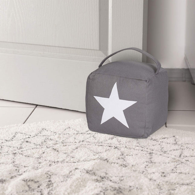 Door stop with star motif set of 2