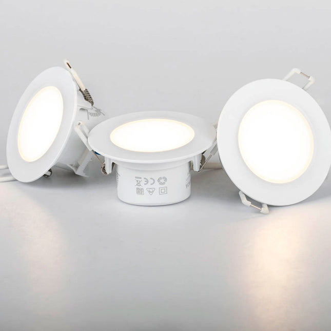 Doris 230V Dimmable downlight spotlight 3000K 400lm IP65 White