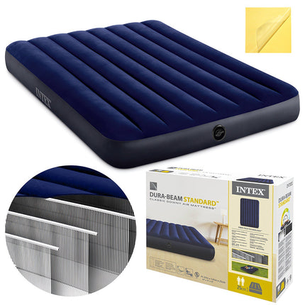 Double Air Mattress with Fiber-Tech, 137x191x25 cm