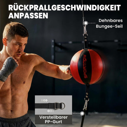 Double-End Speedball Set with Adjustable Bungee Cord