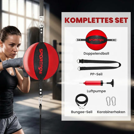 Double-End Speedball Set with Adjustable Bungee Cord