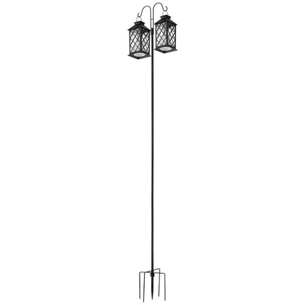 Double Shepherd Hooks 8-Pack, 92-Inch 19mm Steel Pole