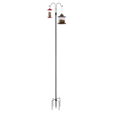 Double Shepherd Hooks 8-Pack, 92-Inch 19mm Steel Pole