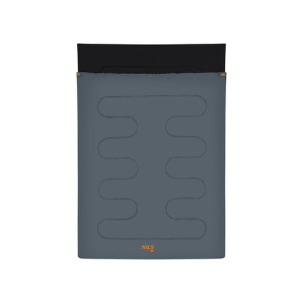 Double Sleeping Bag, Anthracite-Orange, 2-Person