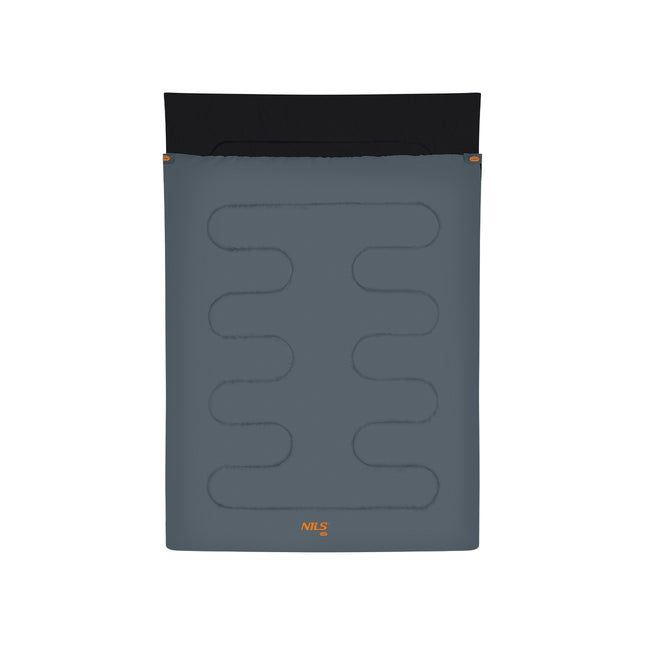 Double Sleeping Bag, Anthracite-Orange, 2-Person