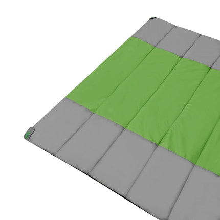 Double Sleeping Bag, Gray-Green, Lightweight, 2-Person