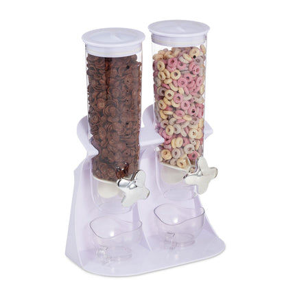 Double cereal dispenser