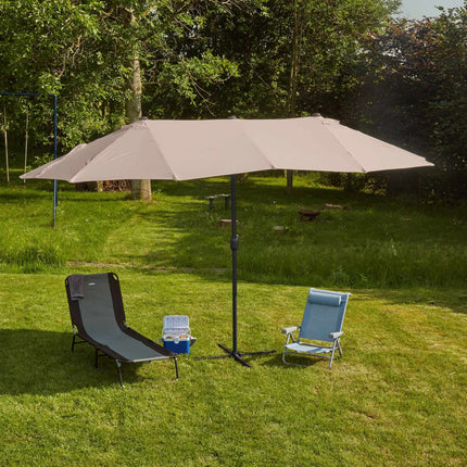 Double parasol 460 x 270 cm