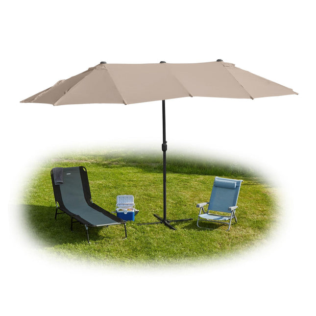 Double parasol 460 x 270 cm