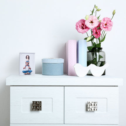 Double-sided picture frame in acrylic