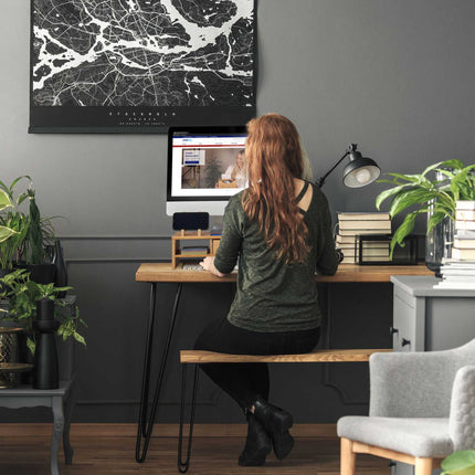Double-sided stepladder