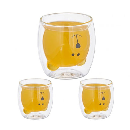 Double-walled glasses "Isbjörn" - set of 3