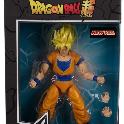 Dragon Stars Poseable Figure With Accessories, 16 Cm - Super Saiyan Goku