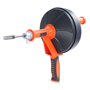 Drain Auger 25 ft, Drill Adapter, Hose and Gloves