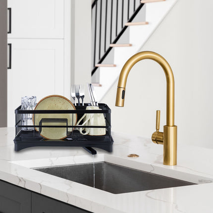 Drain stand with automatic drain