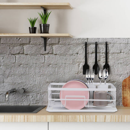 Drain stand with wooden handle