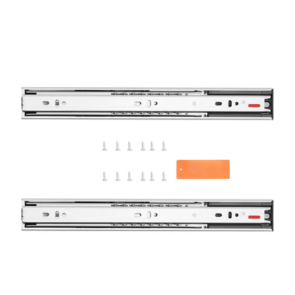 Drawer Slides 20 in Soft-Close Full Extension, 6 Pairs, 100 lb