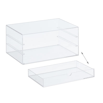 Drawer box in acrylic