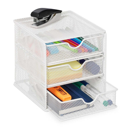 Drawer box with 3 compartments