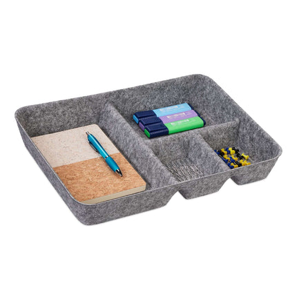 Drawer divider made of felt