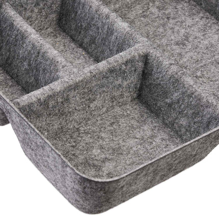 Drawer divider made of felt