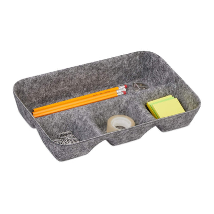 Drawer divider made of felt