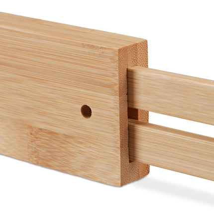 Drawer dividers in bamboo