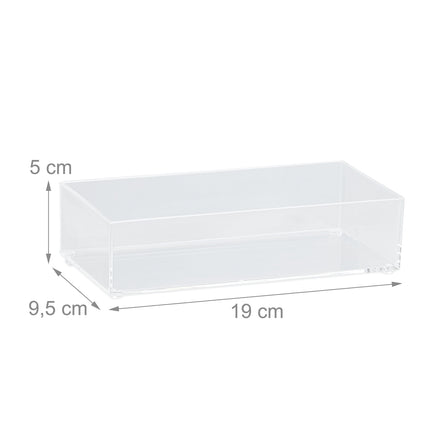 Drawer divider transparent