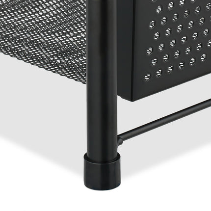 Drawer shelf with 3 pull-out baskets