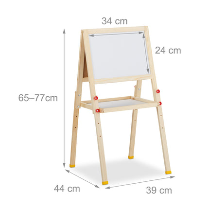 Drawing easel for children with whiteboard