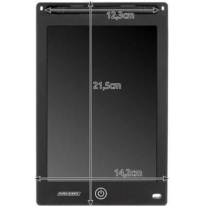 Drawing tablet 8.5" black KRUZZEL 22454