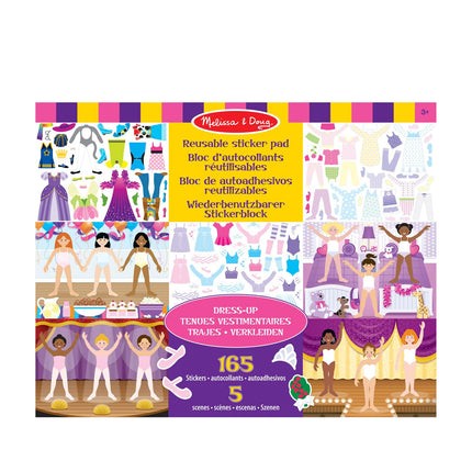 Dress-Up Reusable Sticker Pad for Creative Play