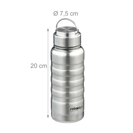 Drinking bottle in stainless steel 400 ml