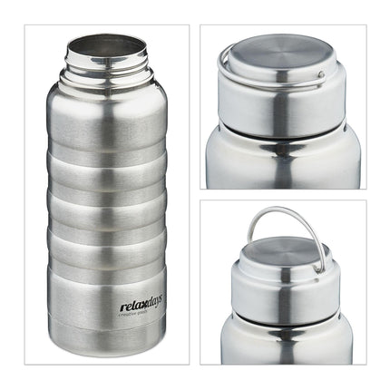 Drinking bottle in stainless steel 400 ml