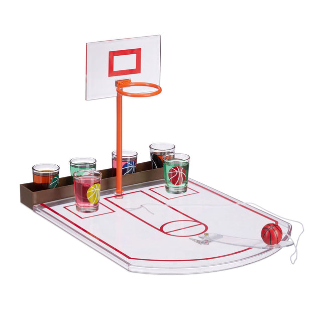 Drinking game with basketball