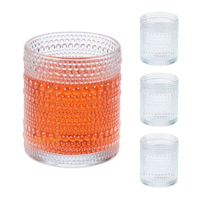 Drinkglas druppelset van 4