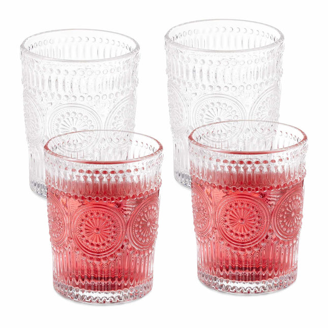 Drinking glasses vintage 30 cl set of 4