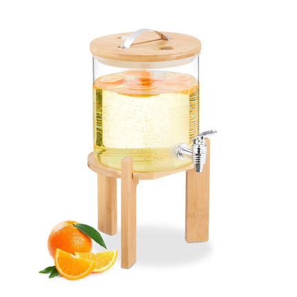 Drinks Dispenser, Hot & Cold, Borosilicate Glass