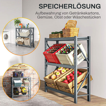Independent drawer rack, adjustable for 6 drawers