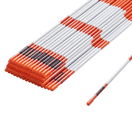 Driveway Markers 100-Pack, 48 In Fiberglass, Reflective