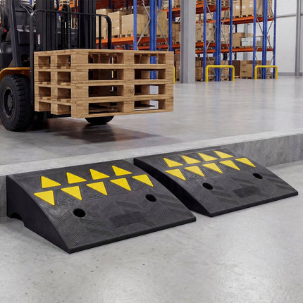 Driveway Threshold Curb Ramps, Set of 2, 5–6 in Rise