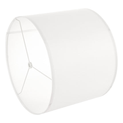 Drum Lamp Shade, 13 x 13 x 10 In, Off-White Linen