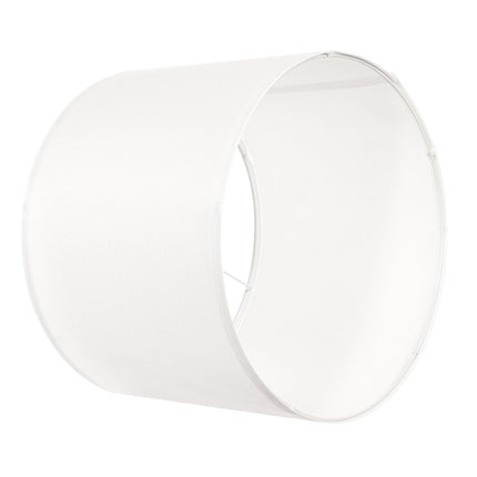 Drum Lamp Shade, 13 x 13 x 10 In, Off-White Linen