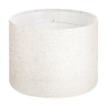 Drum Lamp Shade Replacement, 13 x 13 x 10 In, Light Linen