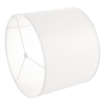Drum Lamp Shade Set of 2, 13x13x10, Off-White