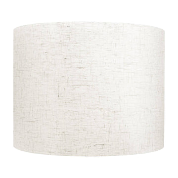 Drum Lamp Shades, Set of 2, 13x13x10 in Linen