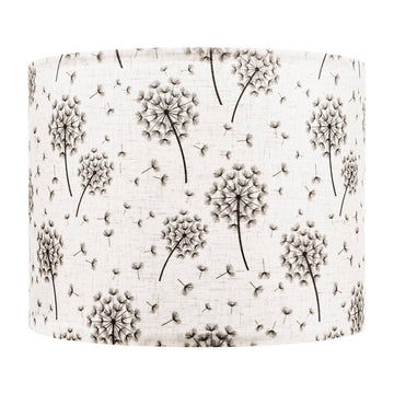 Drum Lamp Shades, Set of 2, Linen 13x13x10 in