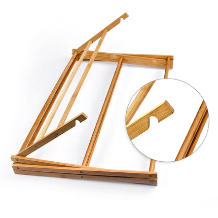 Drying rack bamboo foldable