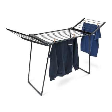 Drying rack foldable black